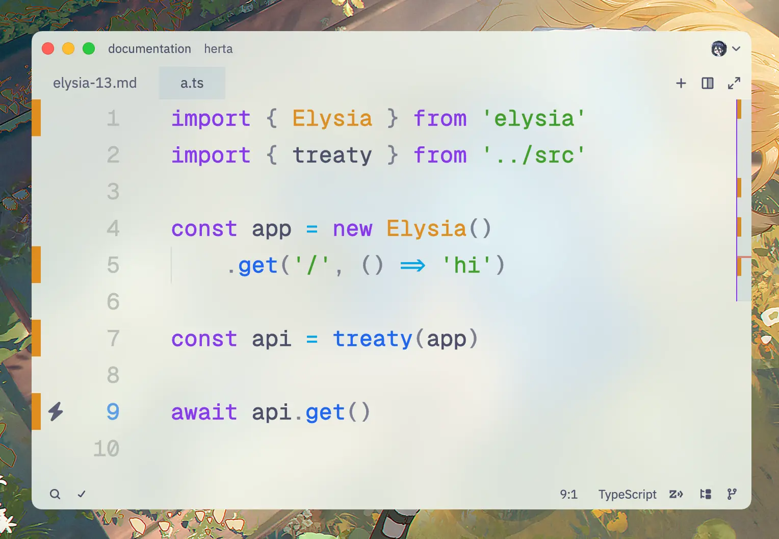 Eden Treaty showing no-use of .index